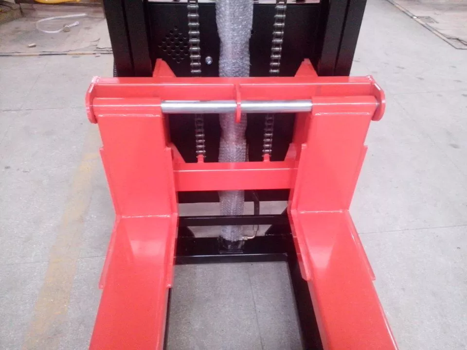 Battery Operated Pallet Truck Semi straddle Electric Hydraulic Pallet Forklift Lifting Stacker