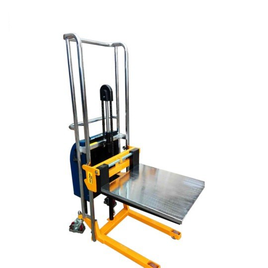 Semi Electric Stacker With Removeble Platform Manufacturers