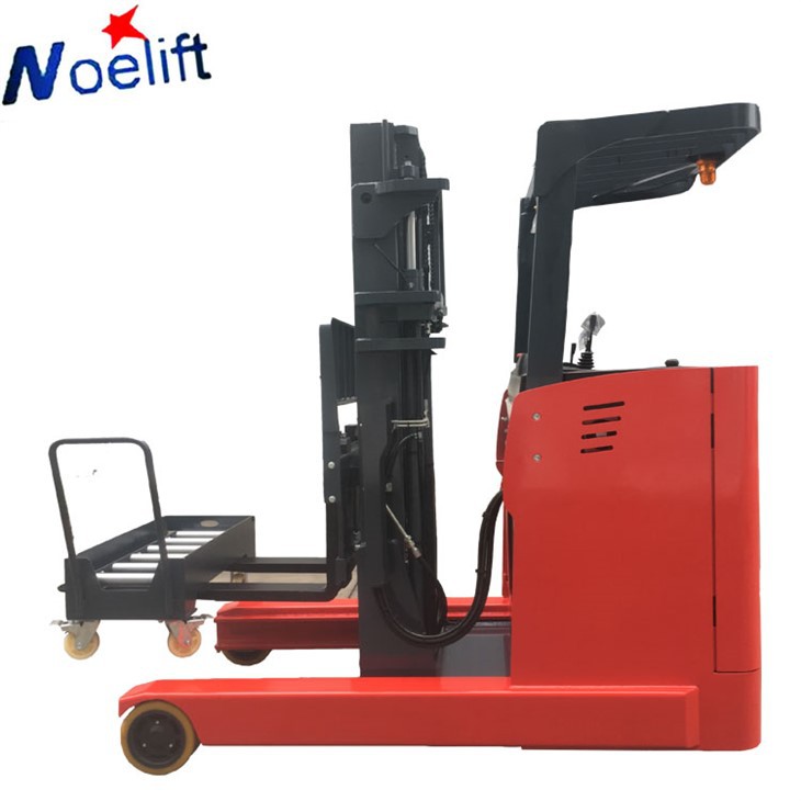 Forklift truk Stand Up Electric Reach